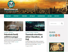 Tablet Screenshot of muslimer.se